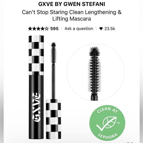 GXVE BEAUTY Can’t Stop Staring mascara and Xtra Sauce Vinyl liquid lipstick - Picture 2 of 6